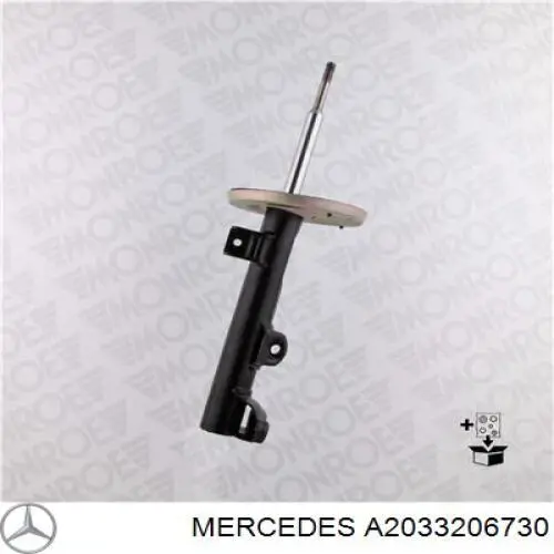 Амортизатор передній A2033206730 Mercedes