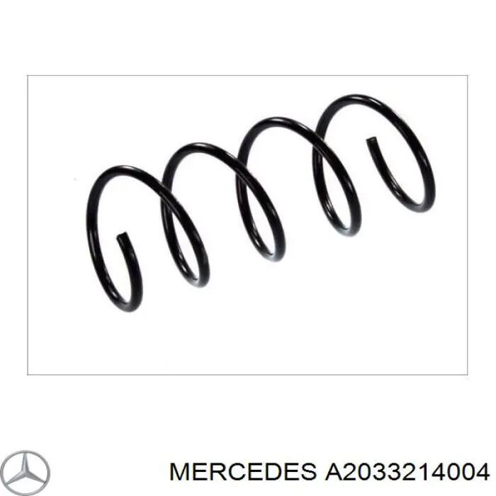 A2033214004 Mercedes пружина передня