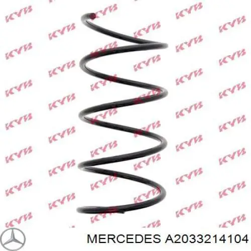 A2033214104 Mercedes пружина передня