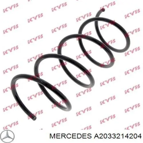 A2033214204 Mercedes Пружина амортизатора передняя