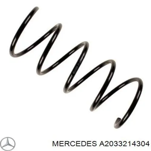 A2033214304 Mercedes Пружина амортизатора передняя