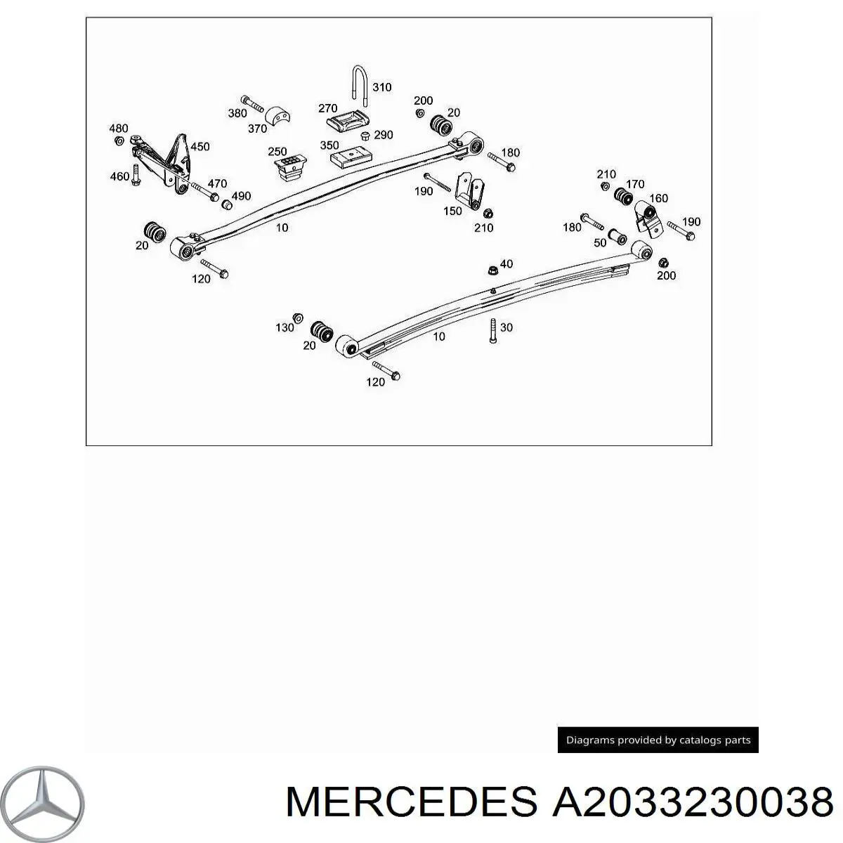 A2033230038 Mercedes 