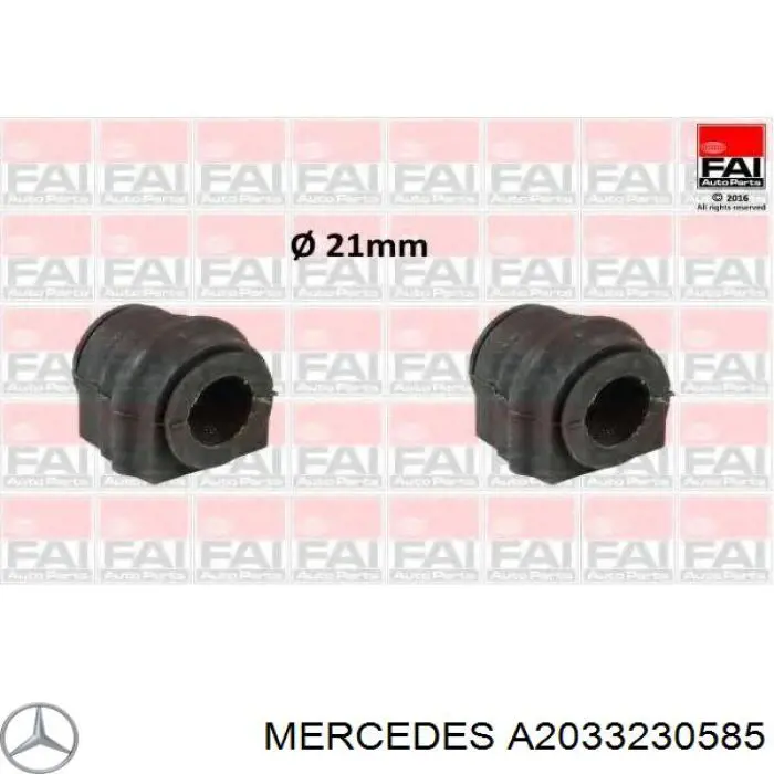 Купити A2033230585 Mercedes Опора стабілізатора