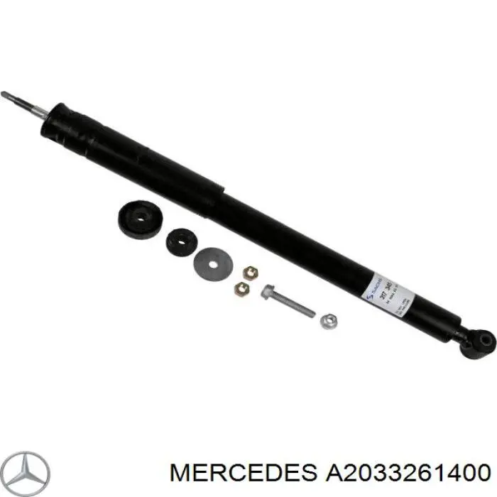 Купити A2033261400 Mercedes Стійка амортизатора задня