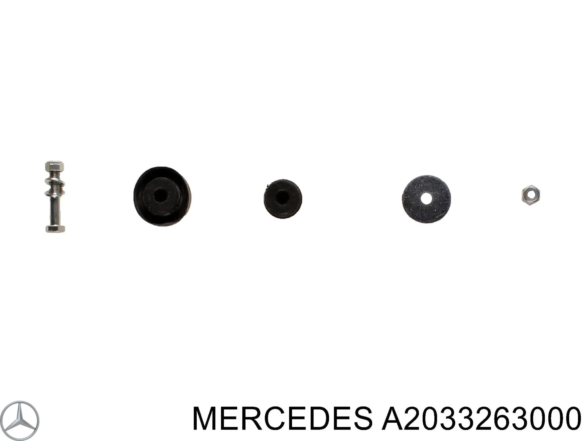 Купити A2033263000 Mercedes Стійка амортизатора задня
