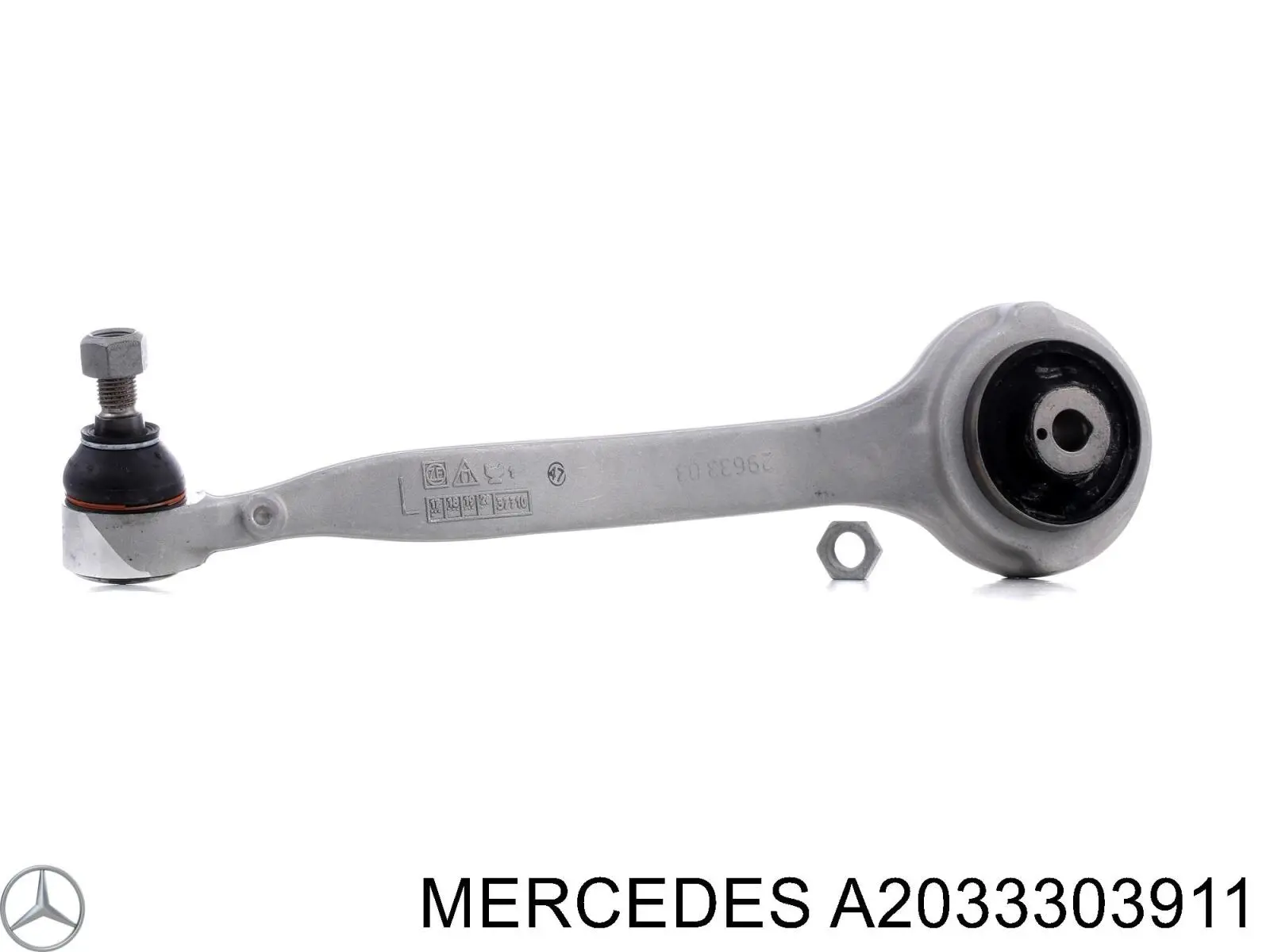 Важіль передньої підвіски верхній, лівий Mercedes A2033303911 ціна, від 39.37 USD