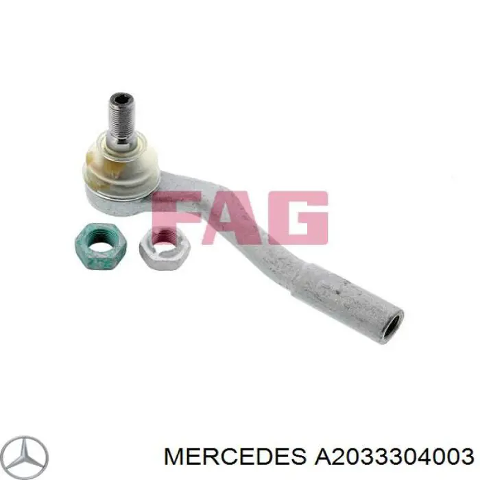 Наконечник рульовий Mercedes A2033304003 ціна, від 13.19 USD