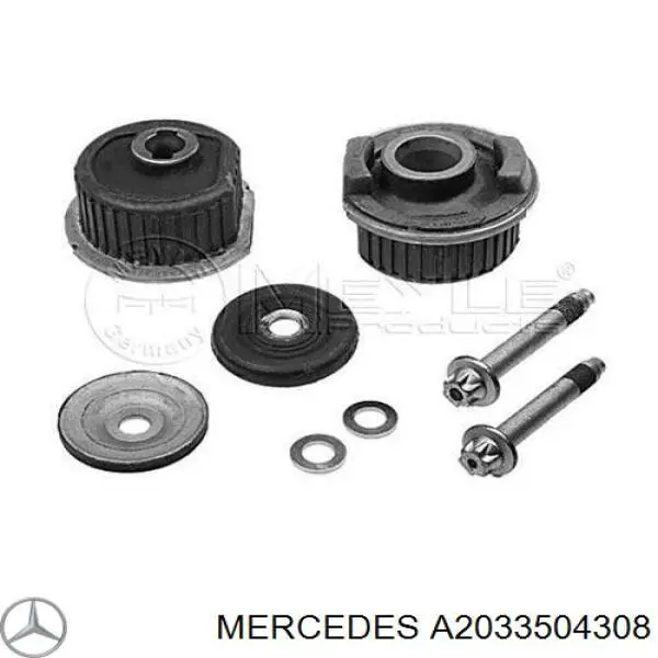 Сайлентблок задньої балки/підрамника Mercedes A2033504308 ціна, від 67.78 USD