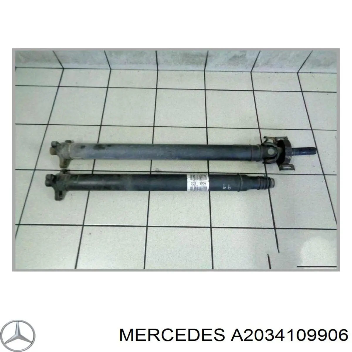 A2034109906 Mercedes Вал карданний основний заднього моста