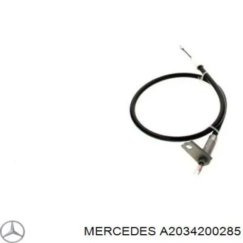 Трос стоянкового гальма задній лівий Mercedes A2034200285 ціна, від 10.10 USD