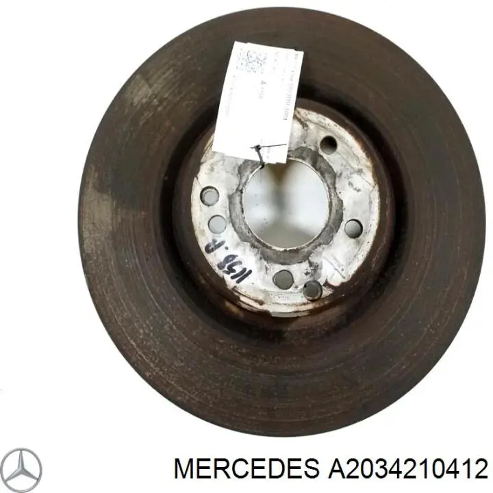 Диск переднього гальма Mercedes A2034210412 ціна, від 59.92 USD
