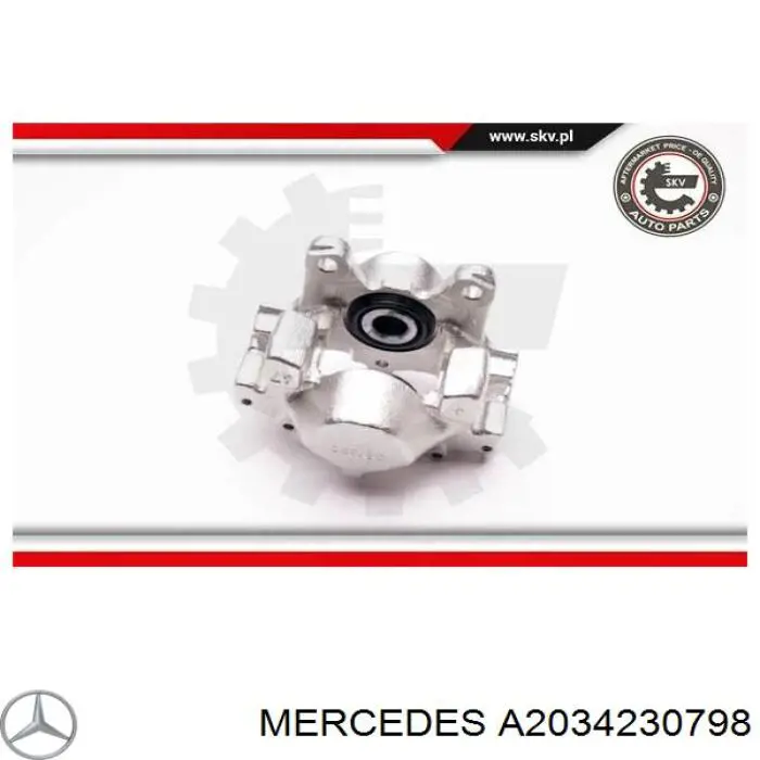 Супорт задній лівий A2034230798 Mercedes