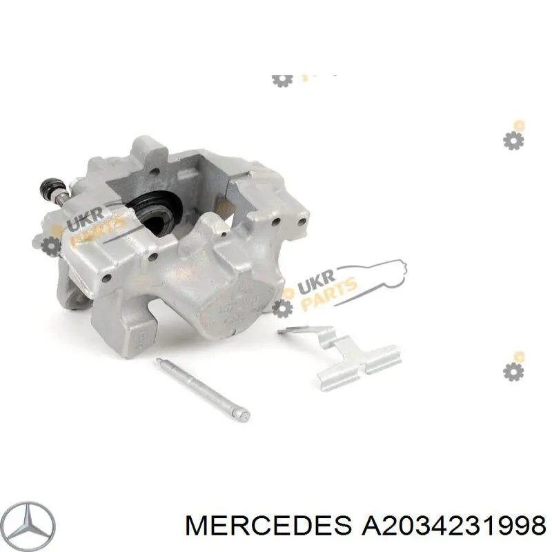 Супорт задній лівий A2034231998 Mercedes