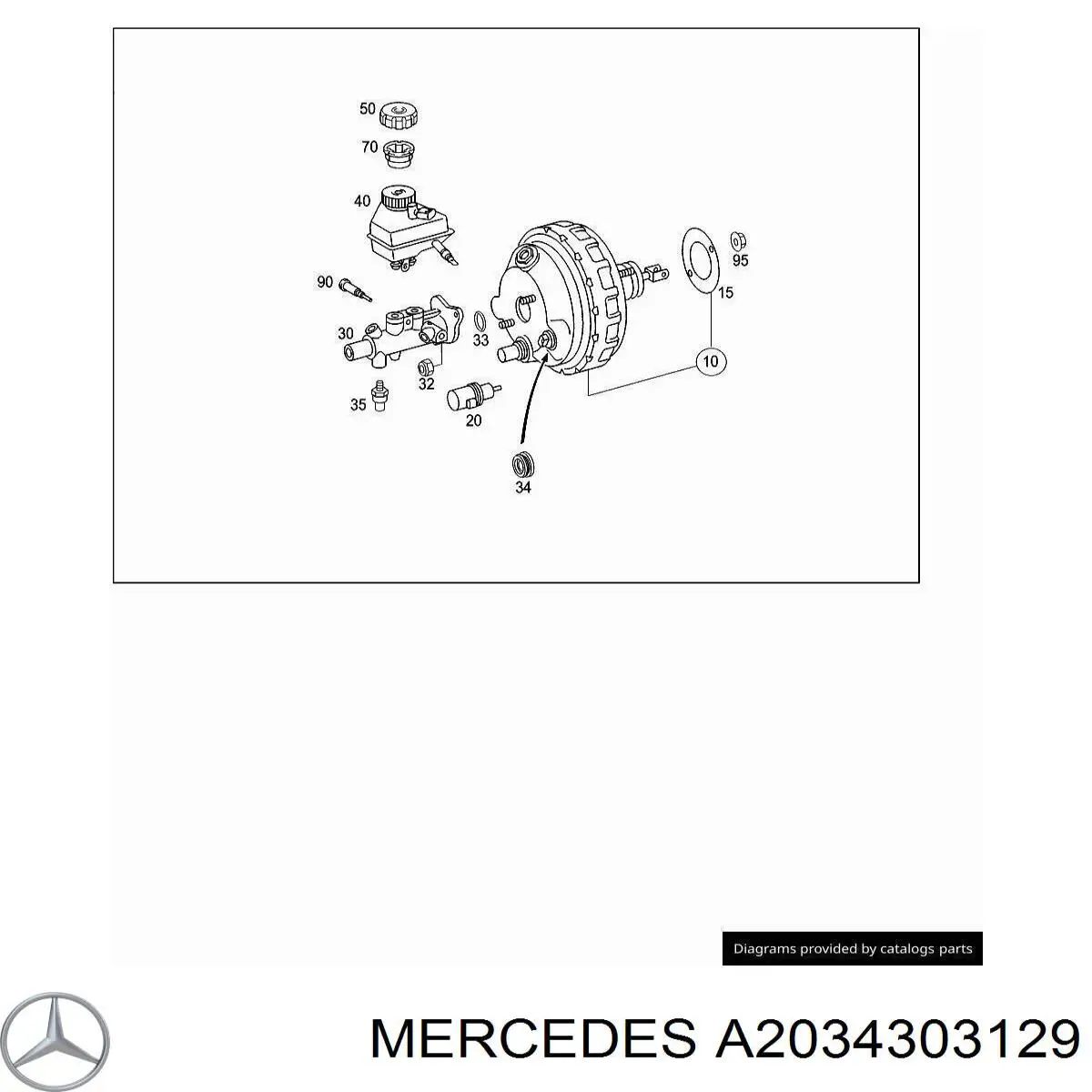 A2034303129 Mercedes 