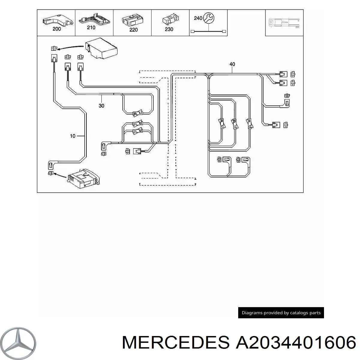 A2034401606 Mercedes 
