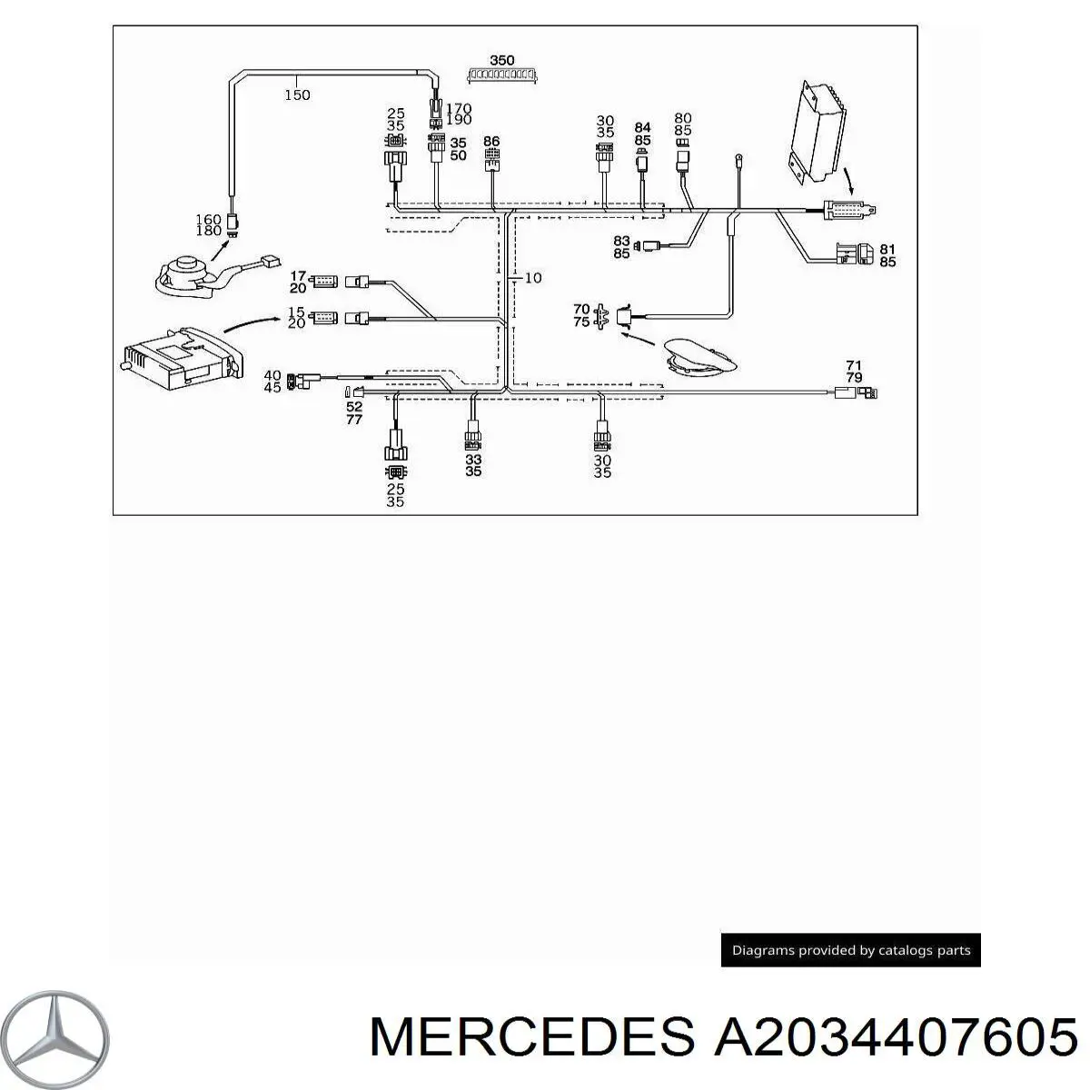 A2034407605 Mercedes 