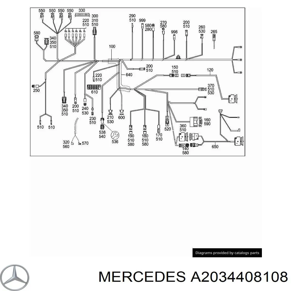 A2034408108 Mercedes 