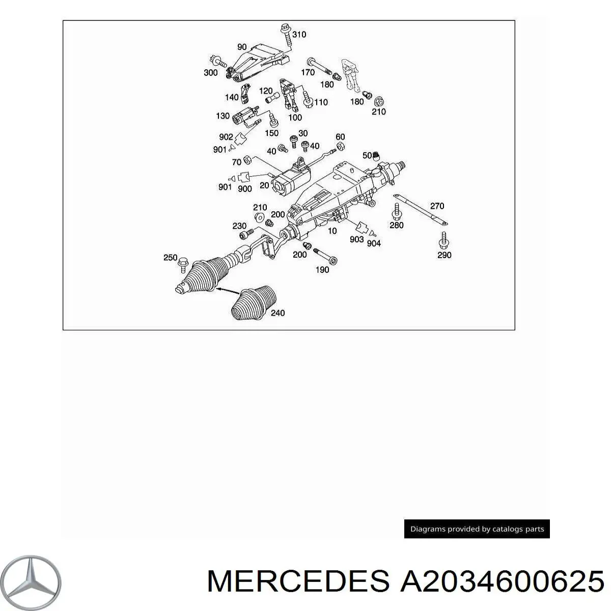 A2034600625 Mercedes 