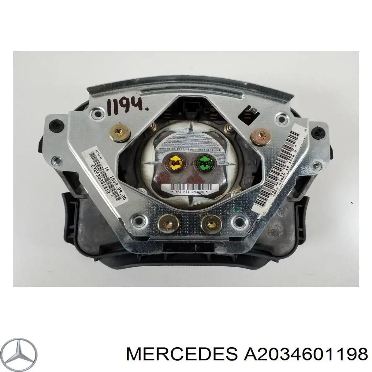 Подушка Айрбег водія Mercedes A2034601198 ціна, від 22.00 USD