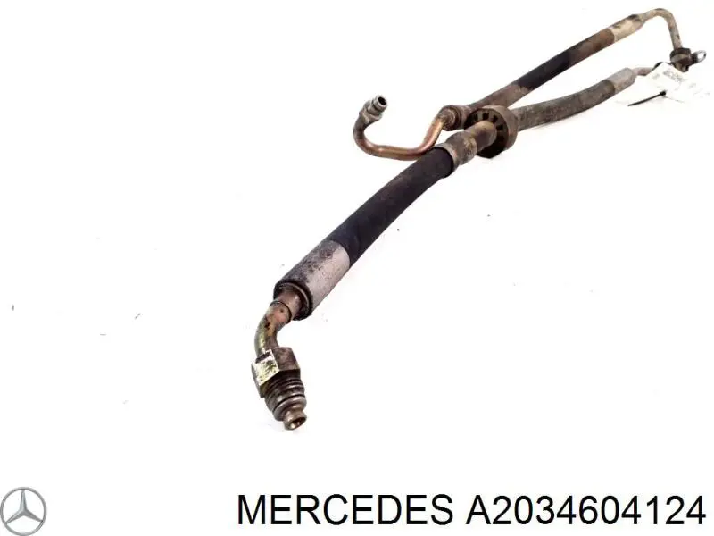 Патрубок високого тиску гідропідсилювача Mercedes A2034604124 ціна, від 33.75 USD