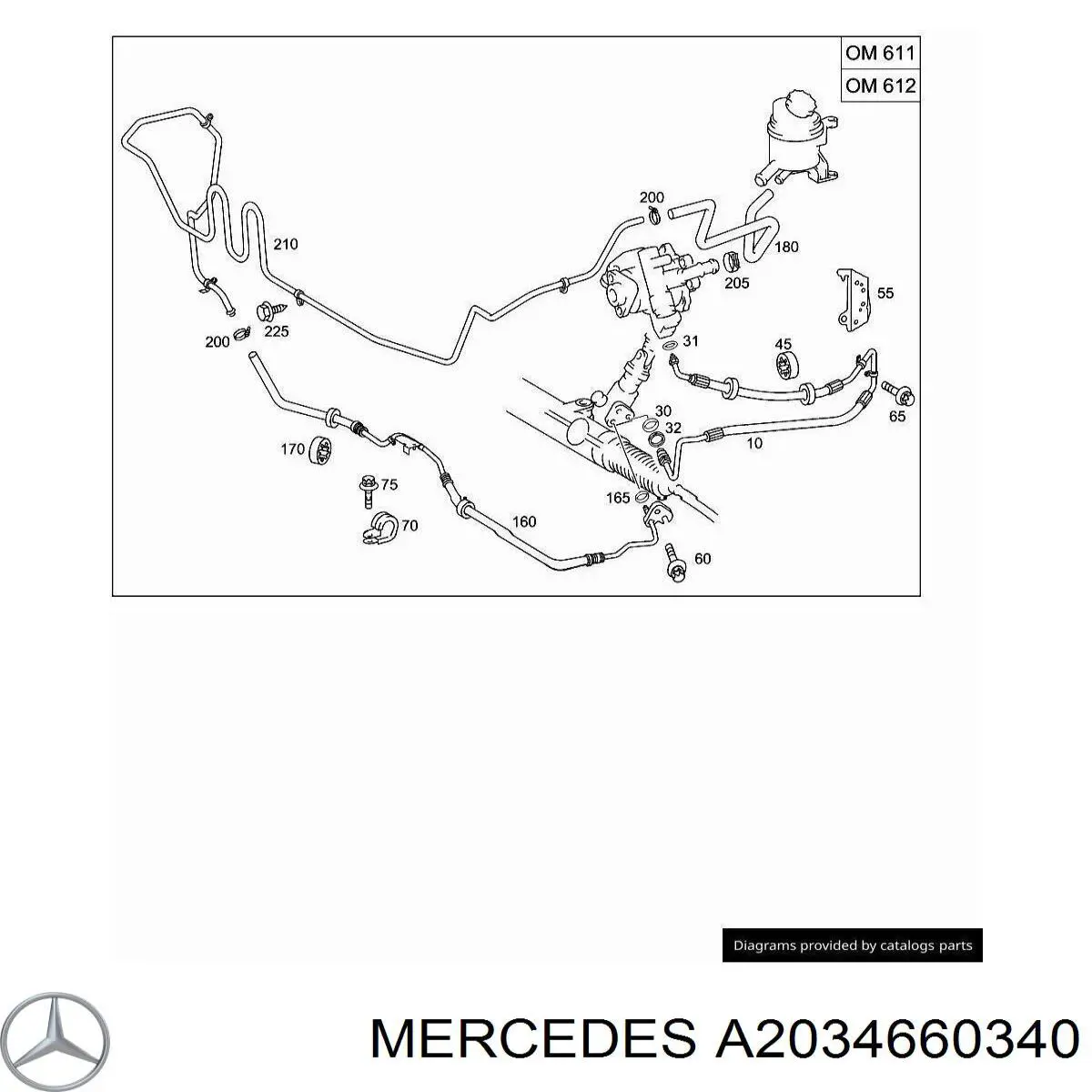 A2034660340 Mercedes 