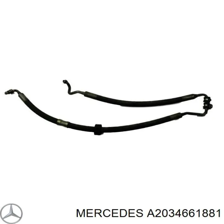 Патрубок високого тиску гідропідсилювача Mercedes A2034661881 ціна, від 28.22 USD