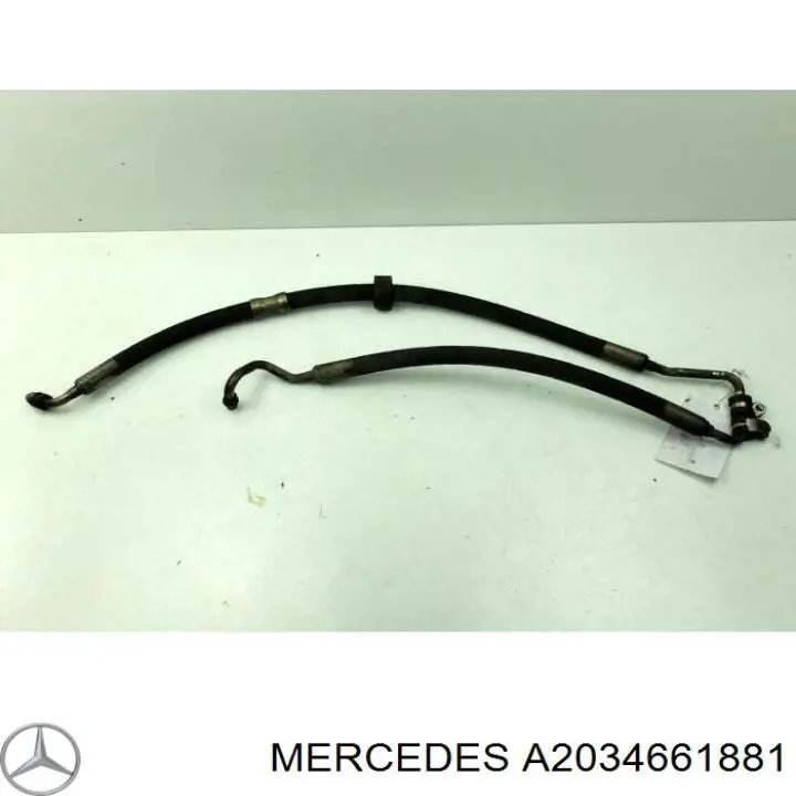 A2034661881 Mercedes шланг гпк, високого тиску гідропідсилювача керма (рейки)