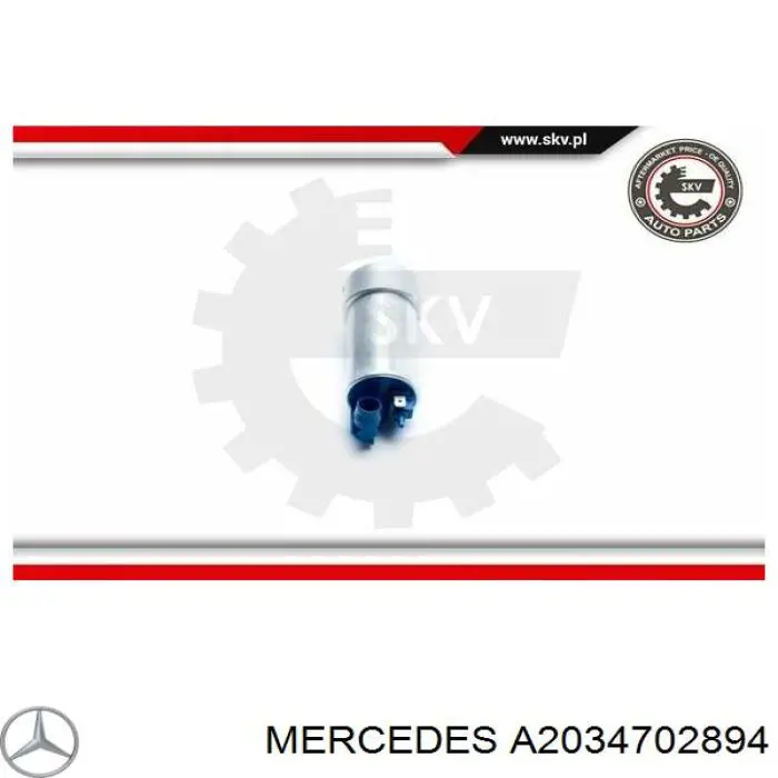 Купити A2034702894 Mercedes Насос занурювальний в баці