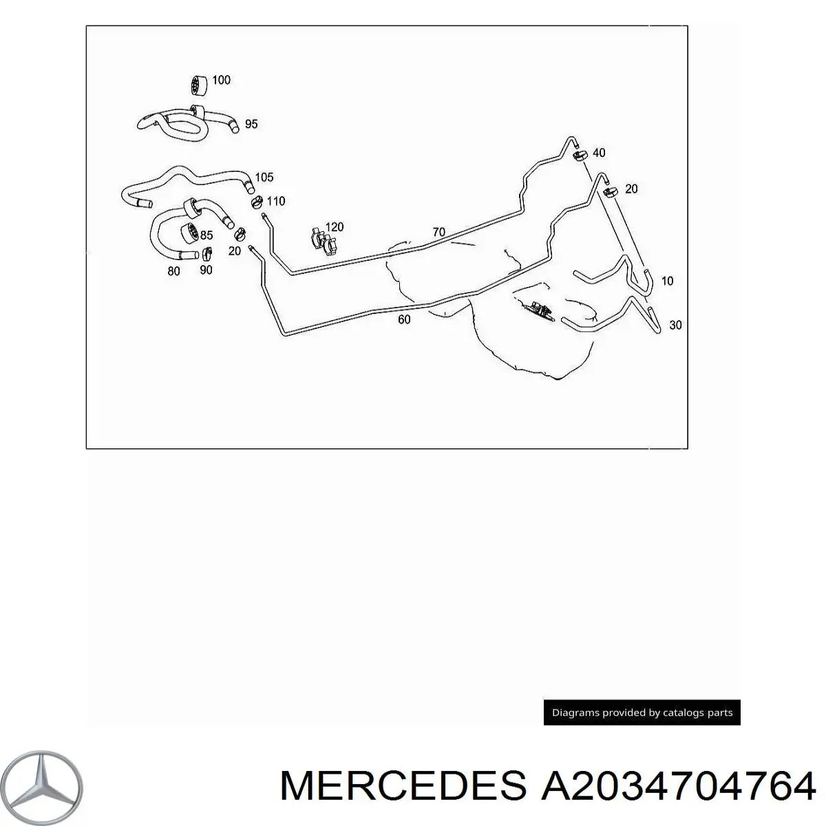 A2034704764 Mercedes 