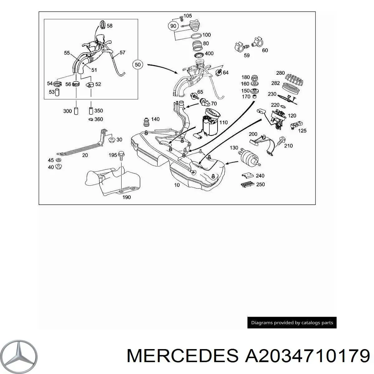 Прокладка датчика рівня (топл.бак) Mercedes A2034710179 ціна, від 14.88 USD