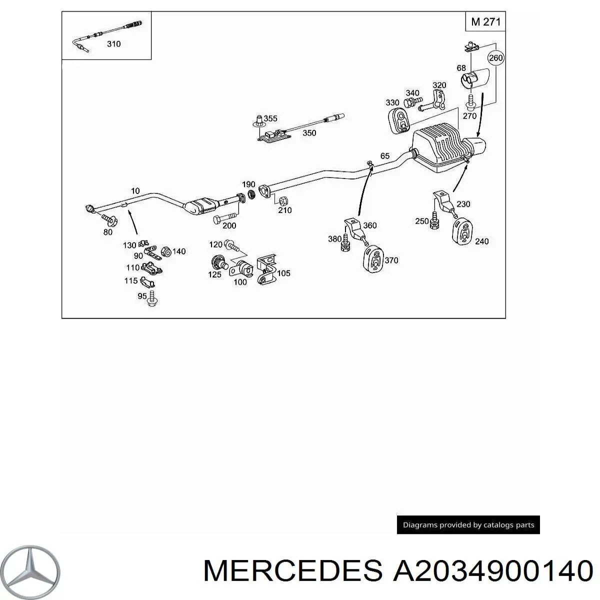  A2034900140 Mercedes