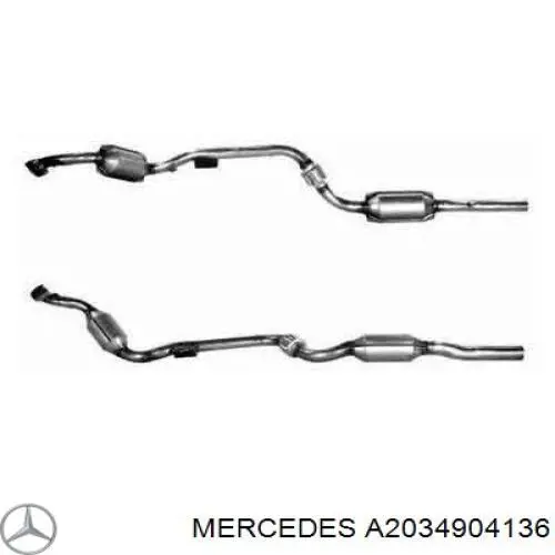  Каталізатор Mercedes C 