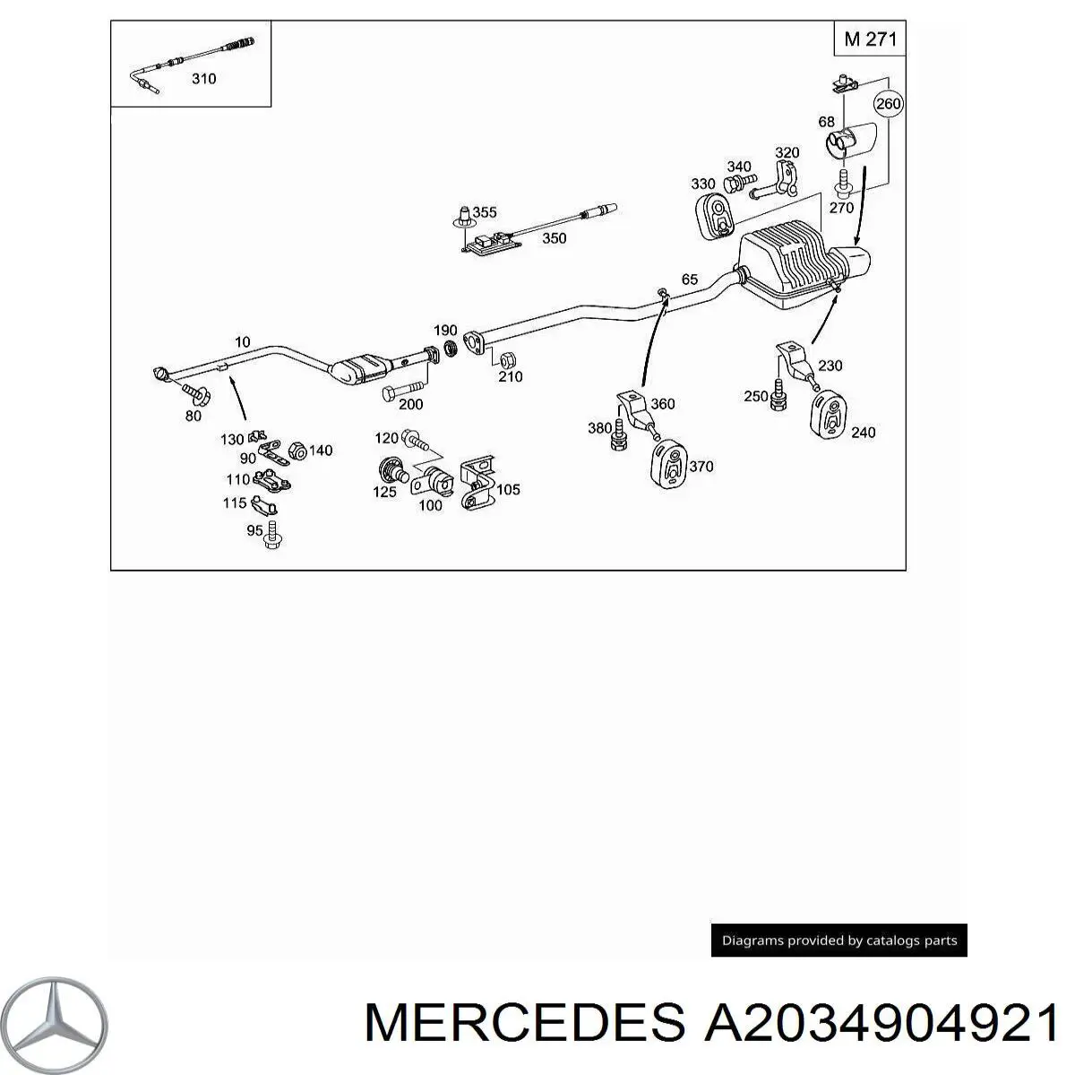  A2034904921 Mercedes