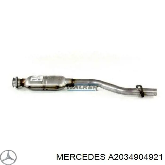 Вихлопна труба Mercedes A2034904921 ціна, від 127.72 USD