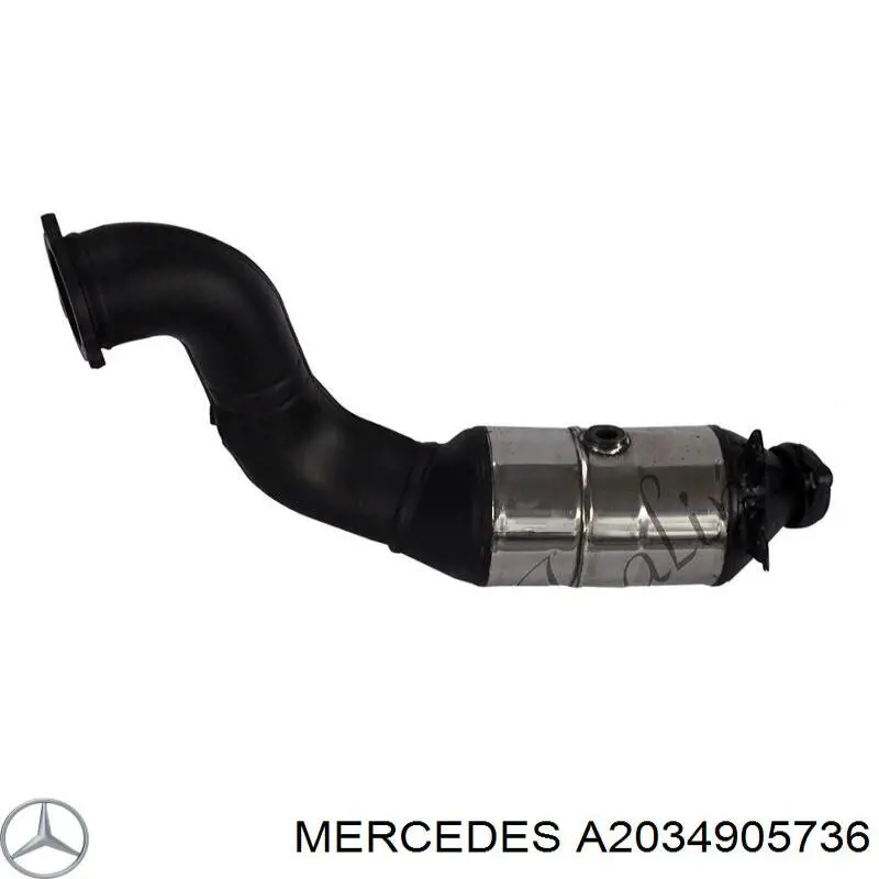Конвертор-каталізатор (каталітичний нейтралізатор) Mercedes A2034905736 ціна, від 50.68 USD