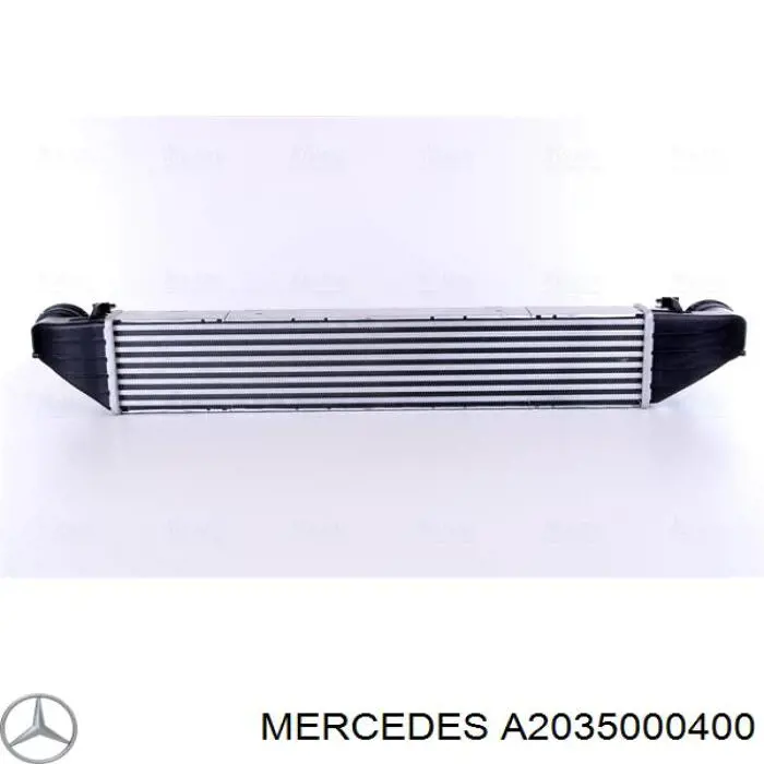 A2035000400 Mercedes радіатор интеркуллера