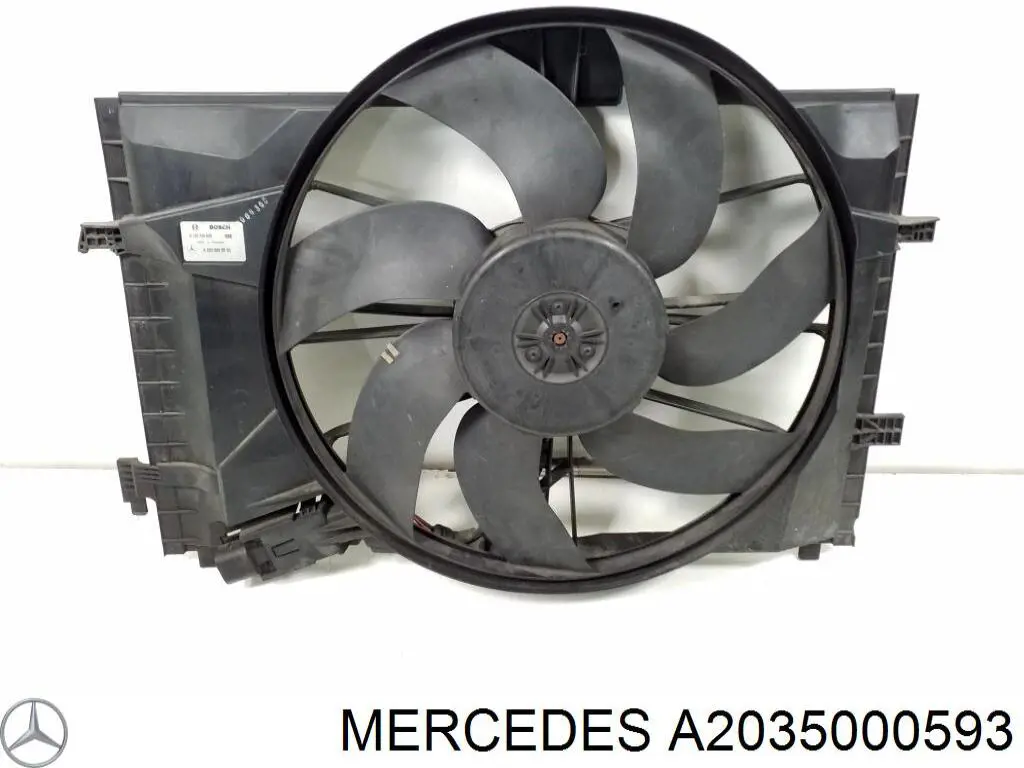 Вентилятор радіатора Mercedes A2035000593 ціна, від 319.98 USD