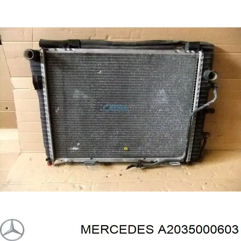A2035000603 Mercedes радіатор охолодження двигуна