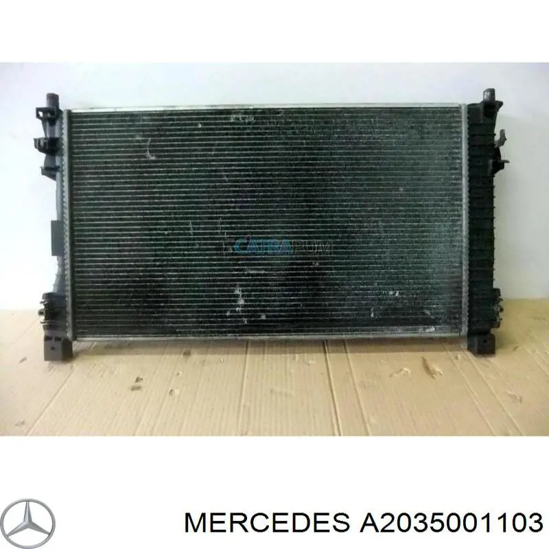 A2035001103 Mercedes радіатор охолодження двигуна