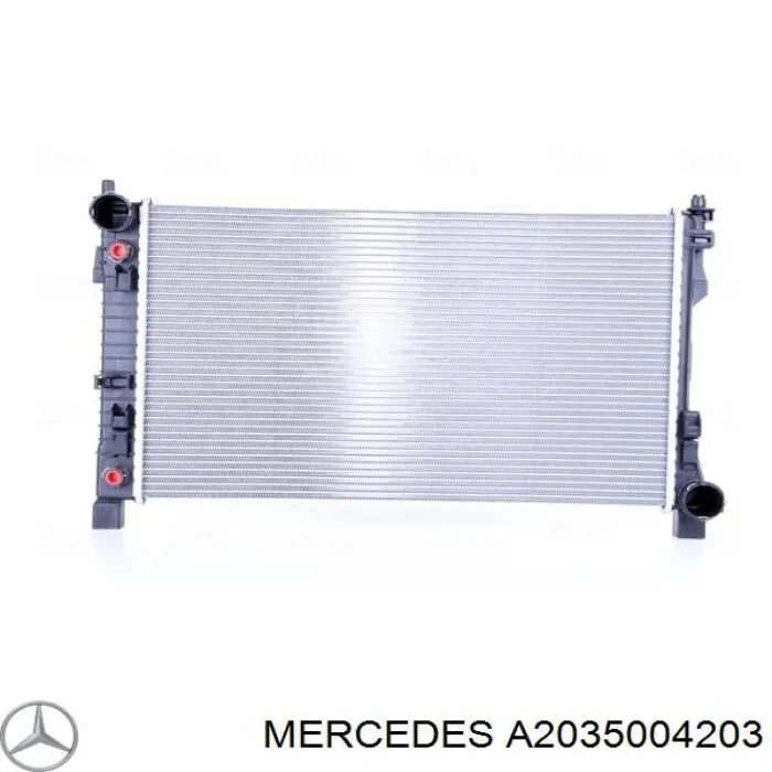 Купити A2035004203 Mercedes Радіатор двигуна