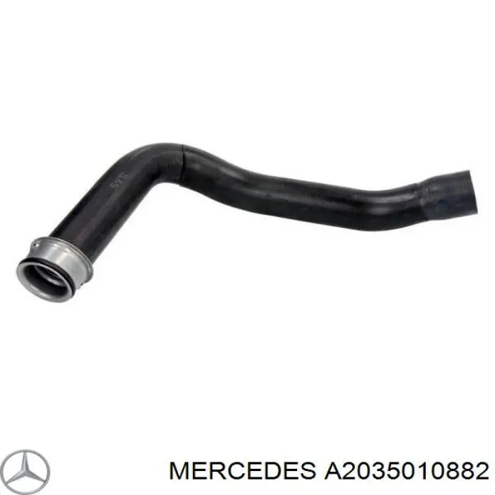 Шланг/патрубок радіатора охолодження, верхній Mercedes A2035010882 ціна, від 18.50 USD