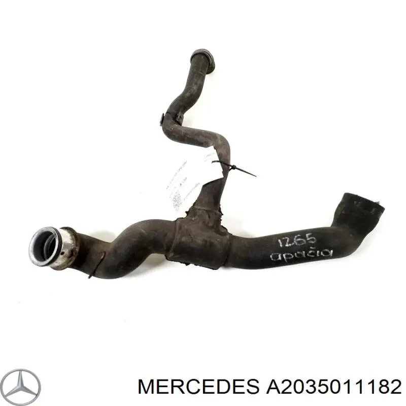 2035011182 Mercedes шланг/патрубок радіатора охолодження, нижній