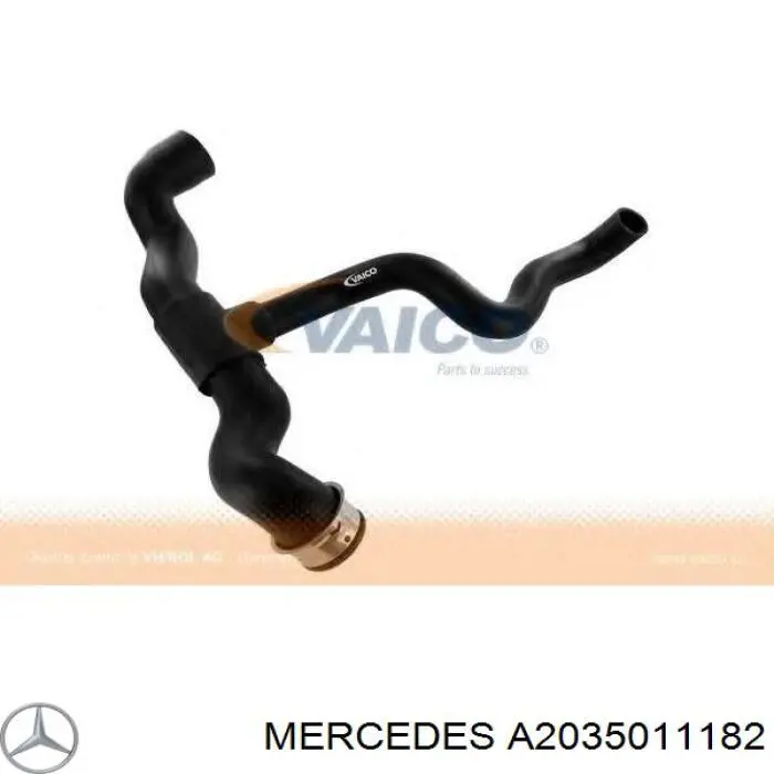 Купити A2035011182 Mercedes Шланг/патрубок радіатора охолодження, нижній