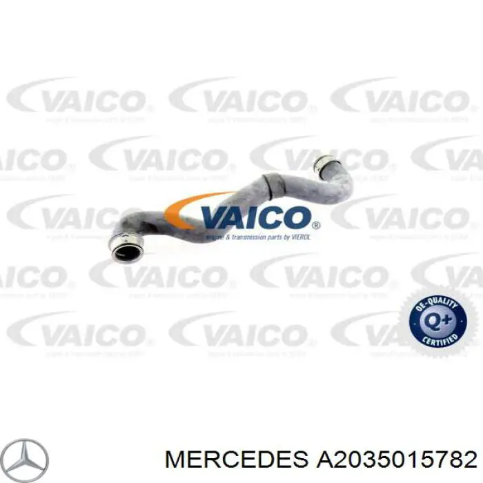 Купити A2035015782 Mercedes Шланг/патрубок радіатора охолодження, верхній