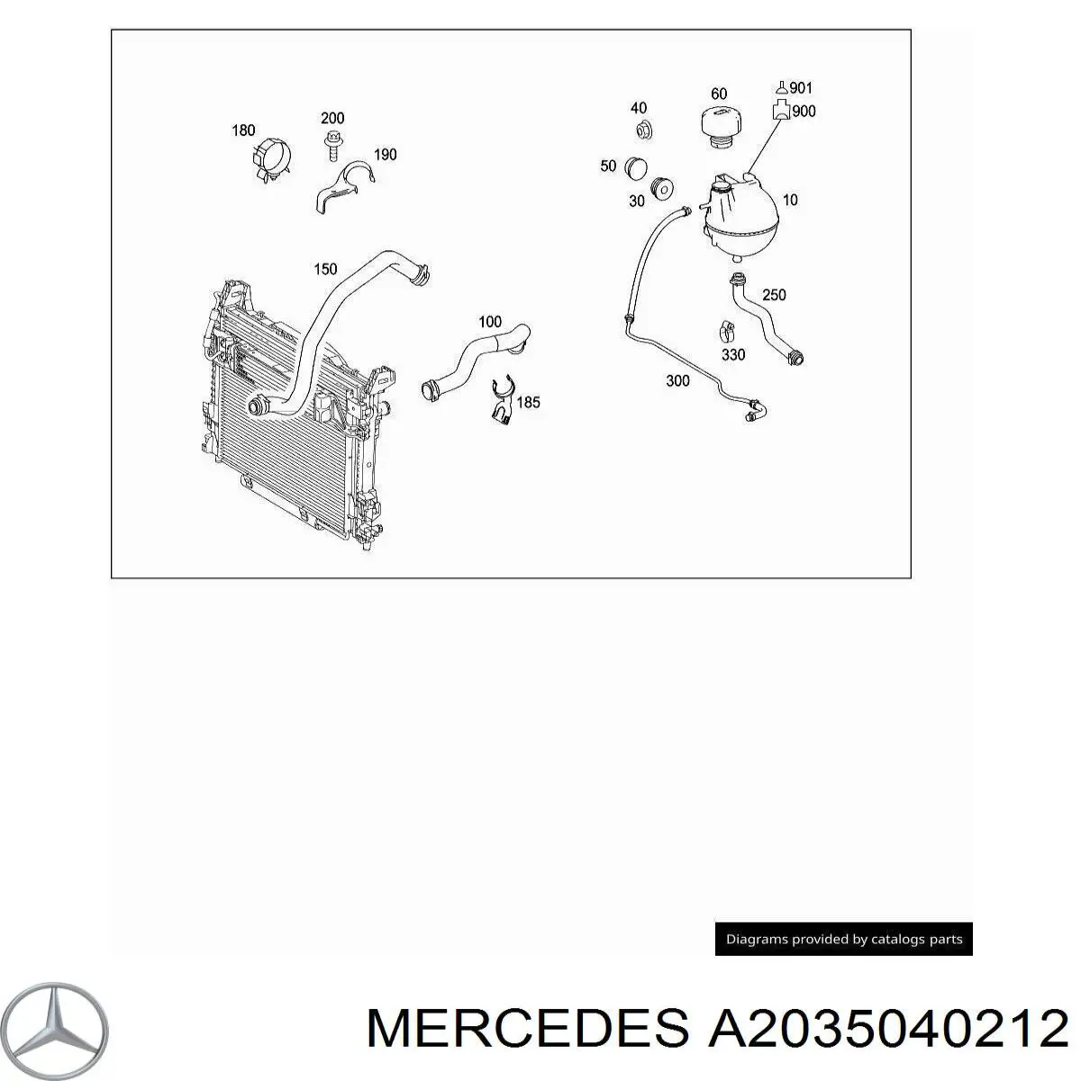 A2035040212 Mercedes 