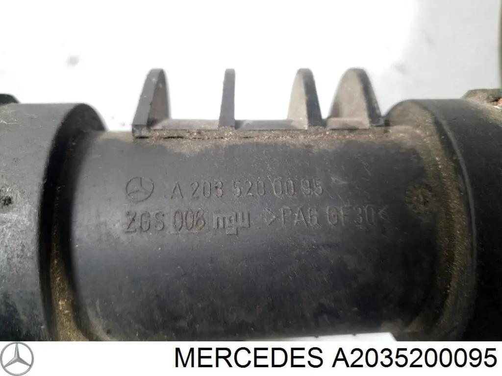 A2035200095 Mercedes Трубка, що нагнітається