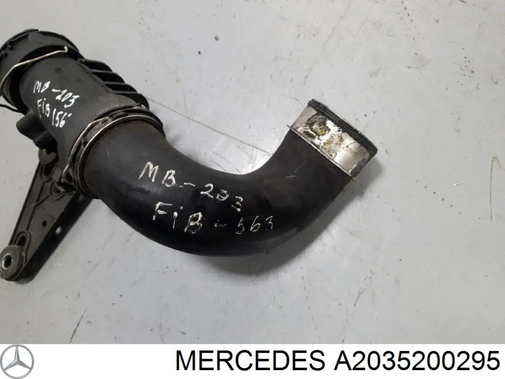 Трубка, що нагнітається Mercedes A2035200295 ціна, від 11.25 USD