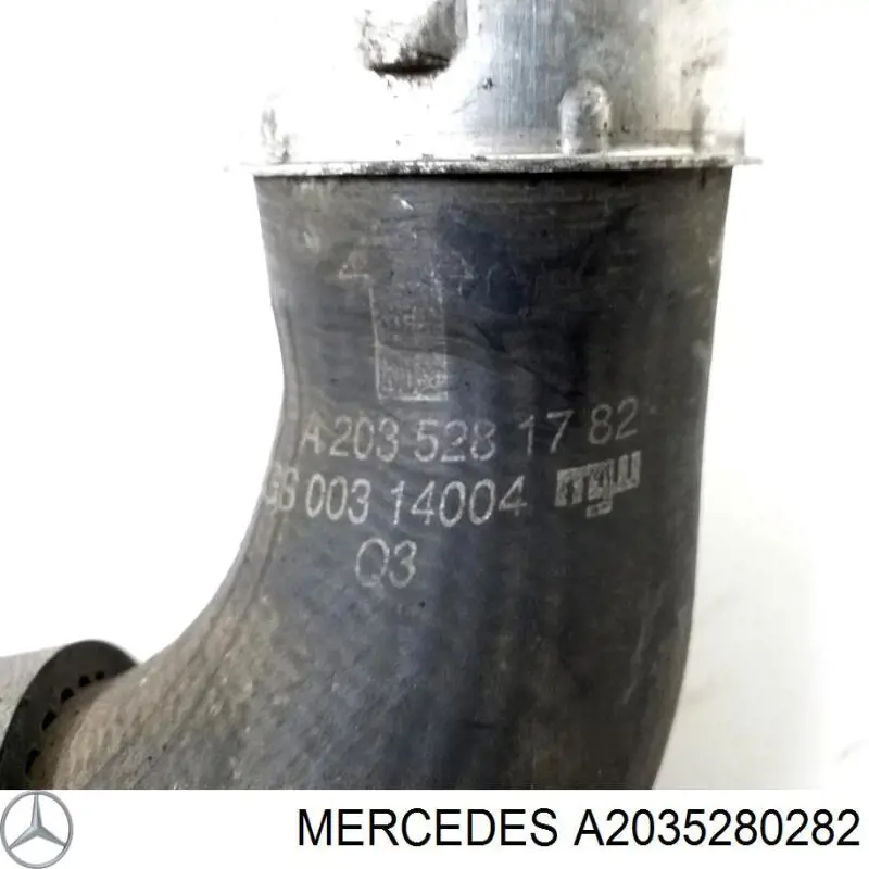 Купити A2035280282 Mercedes Шланг/патрубок интеркуллера