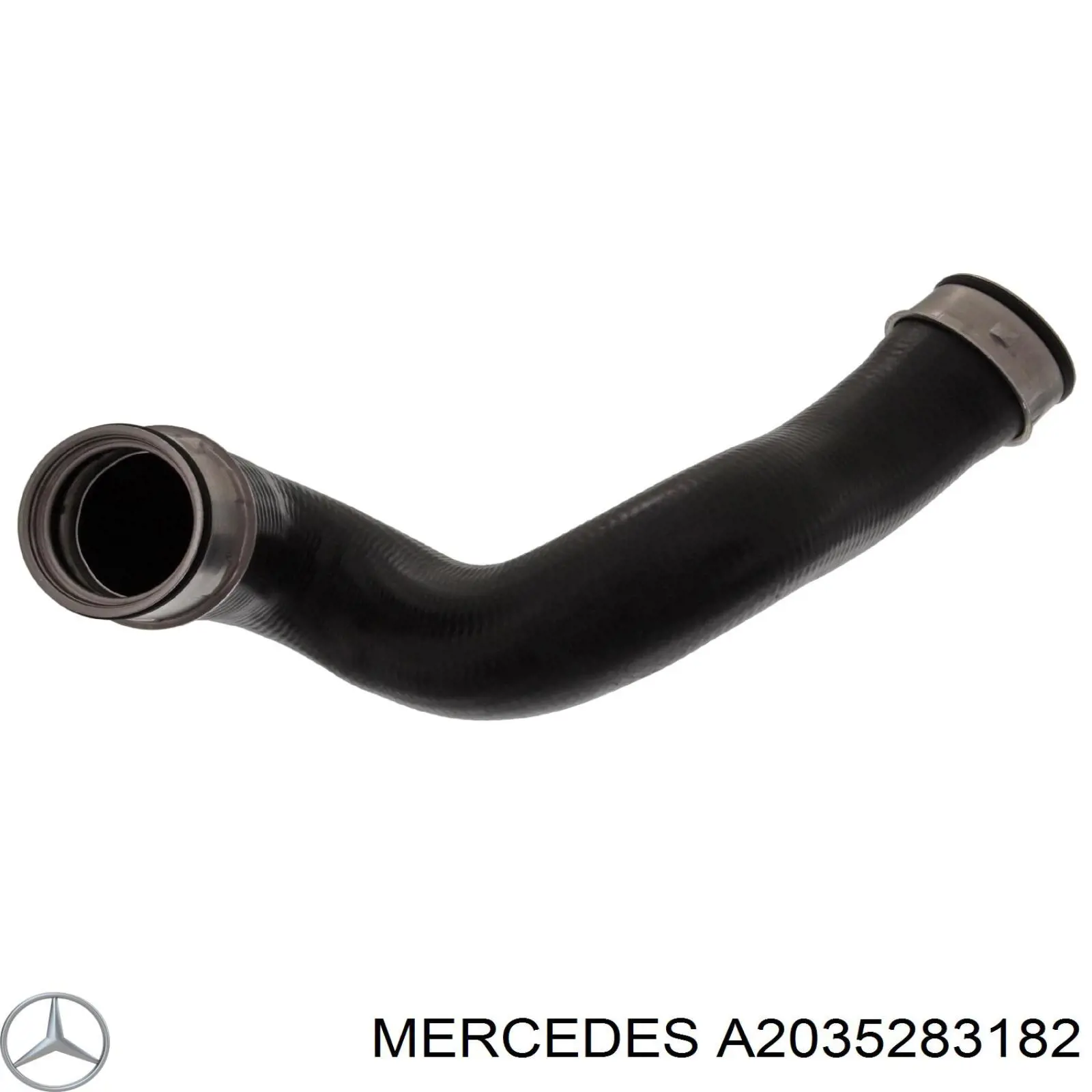 Шланг/патрубок интеркуллера Mercedes A2035283182 ціна, від 32.18 USD