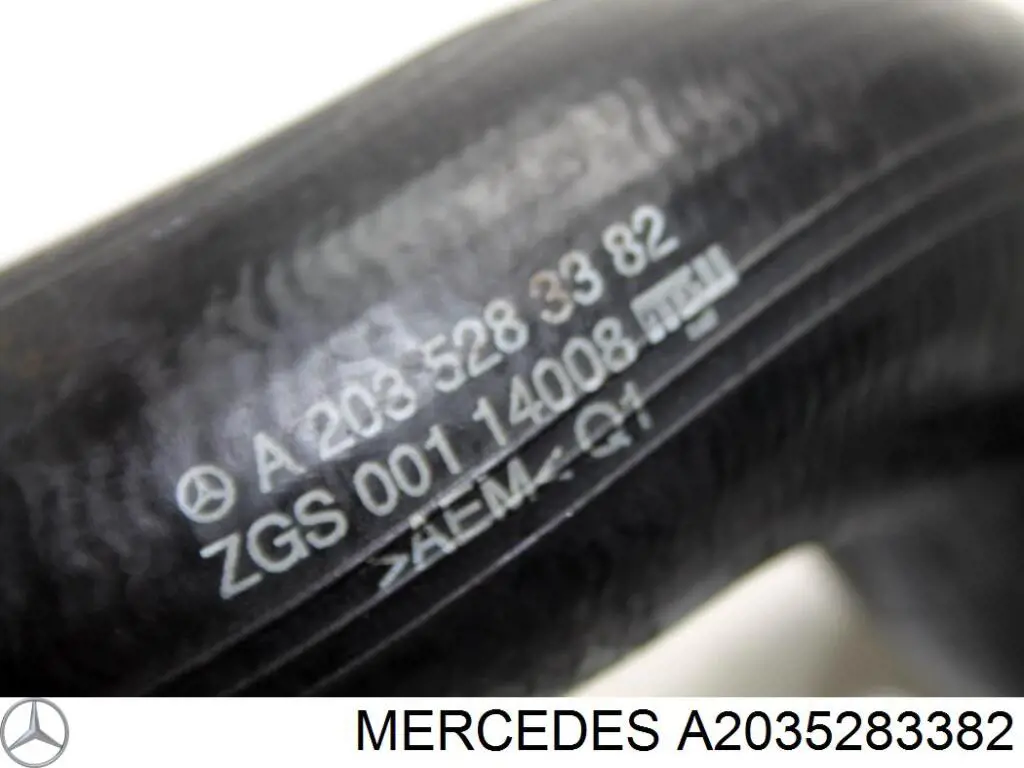 Купити A2035283382 Mercedes Шланг/патрубок интеркуллера